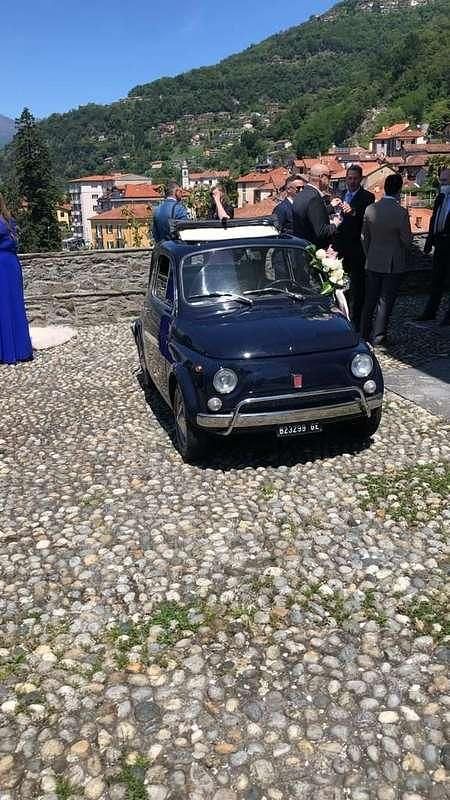 Usata Fiat 500 18 CV (13 kW) 1970 Blu/azzurro Cabrio