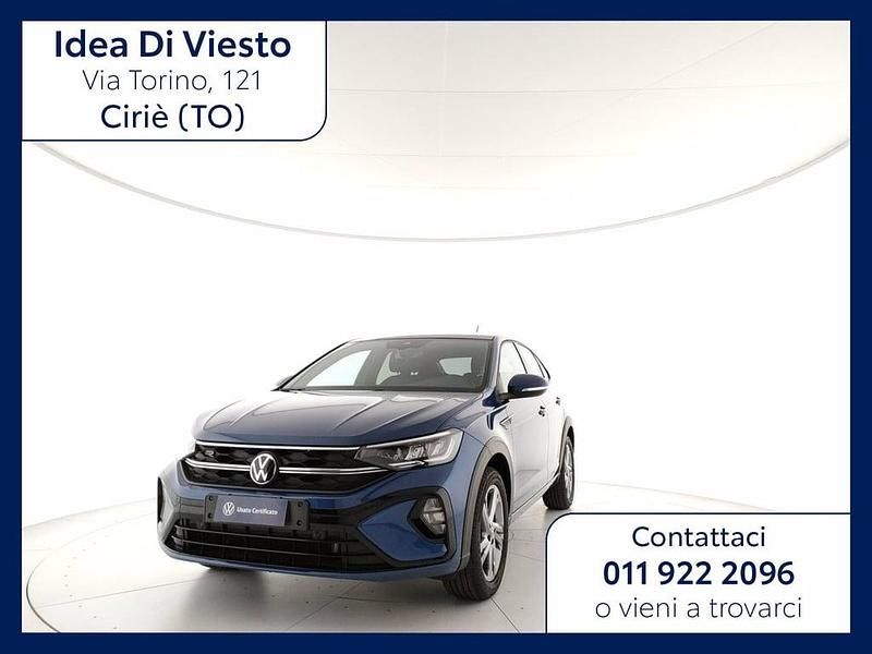 Usata VW Taigo R-line 110 CV (80 kW) 2022 Reef blue metallizzato SUV