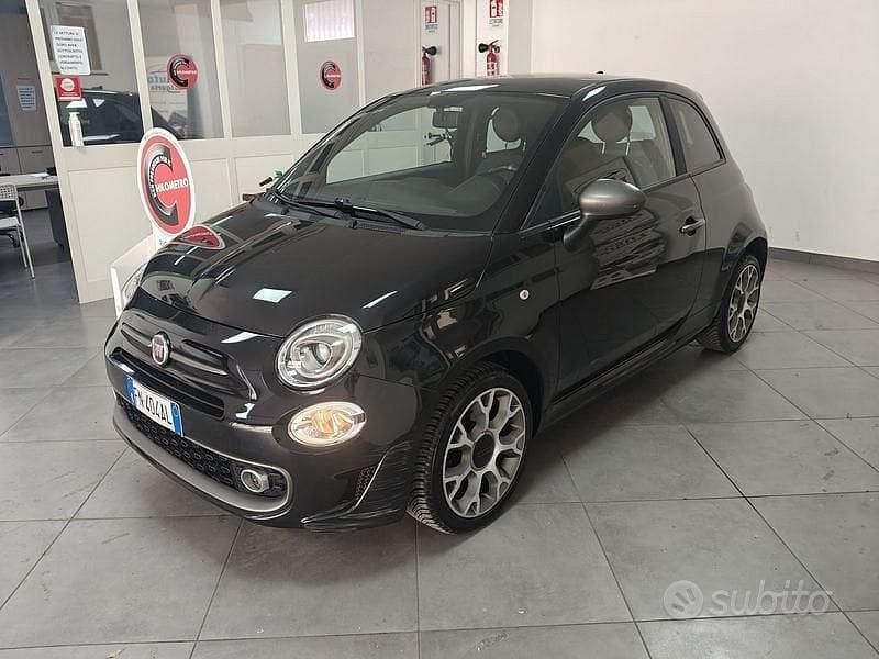 Begagnad Fiat 500 S 69 HK (50 kW) 2018 Svart Sedan