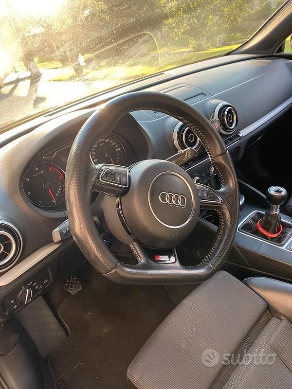 Usata Audi A3 S-Line 150 CV (110 kW) 2013 Nero Berlina