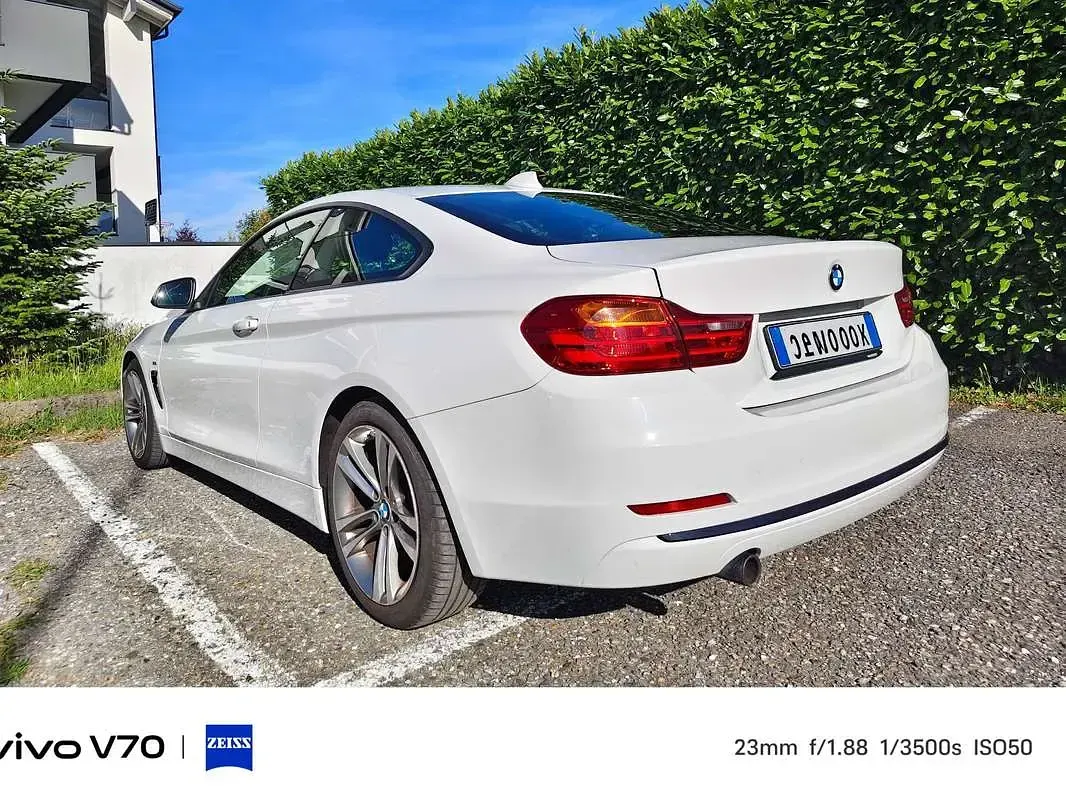 Usata BMW 420 Sport Line 184 CV (135 kW) 2014 Bianco Coupé