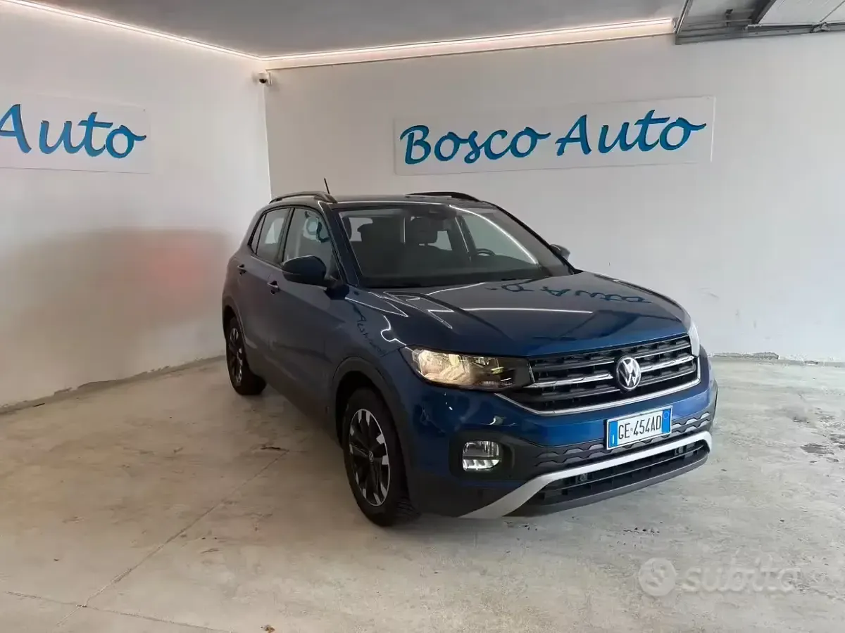 Usata VW T-Cross Style 110 CV (80 kW) 2021 Blu/azzurro SUV