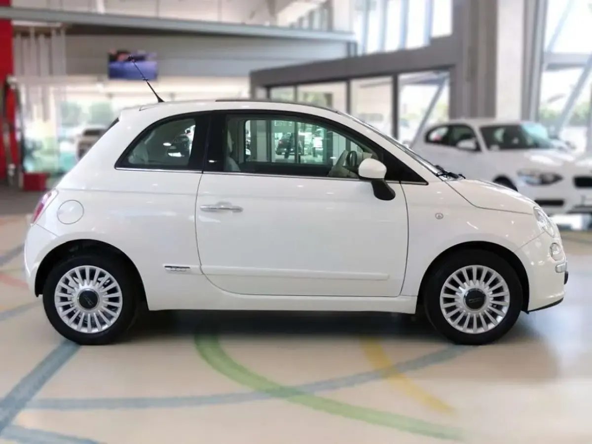 Usata Fiat 500 95 CV (69 kW) 2014 Bianco Cabrio