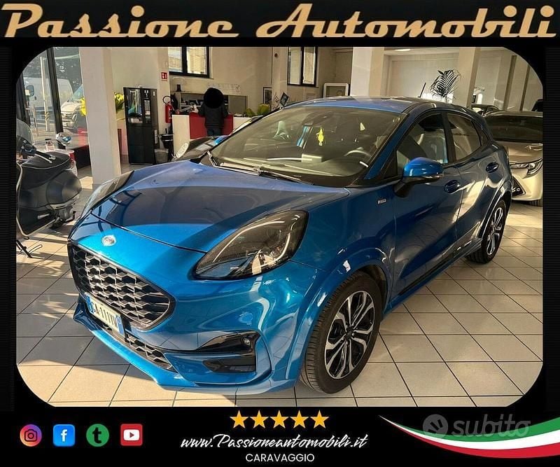 Usata Ford Puma ST-Line 125 CV (91 kW) 2020 Blu SUV