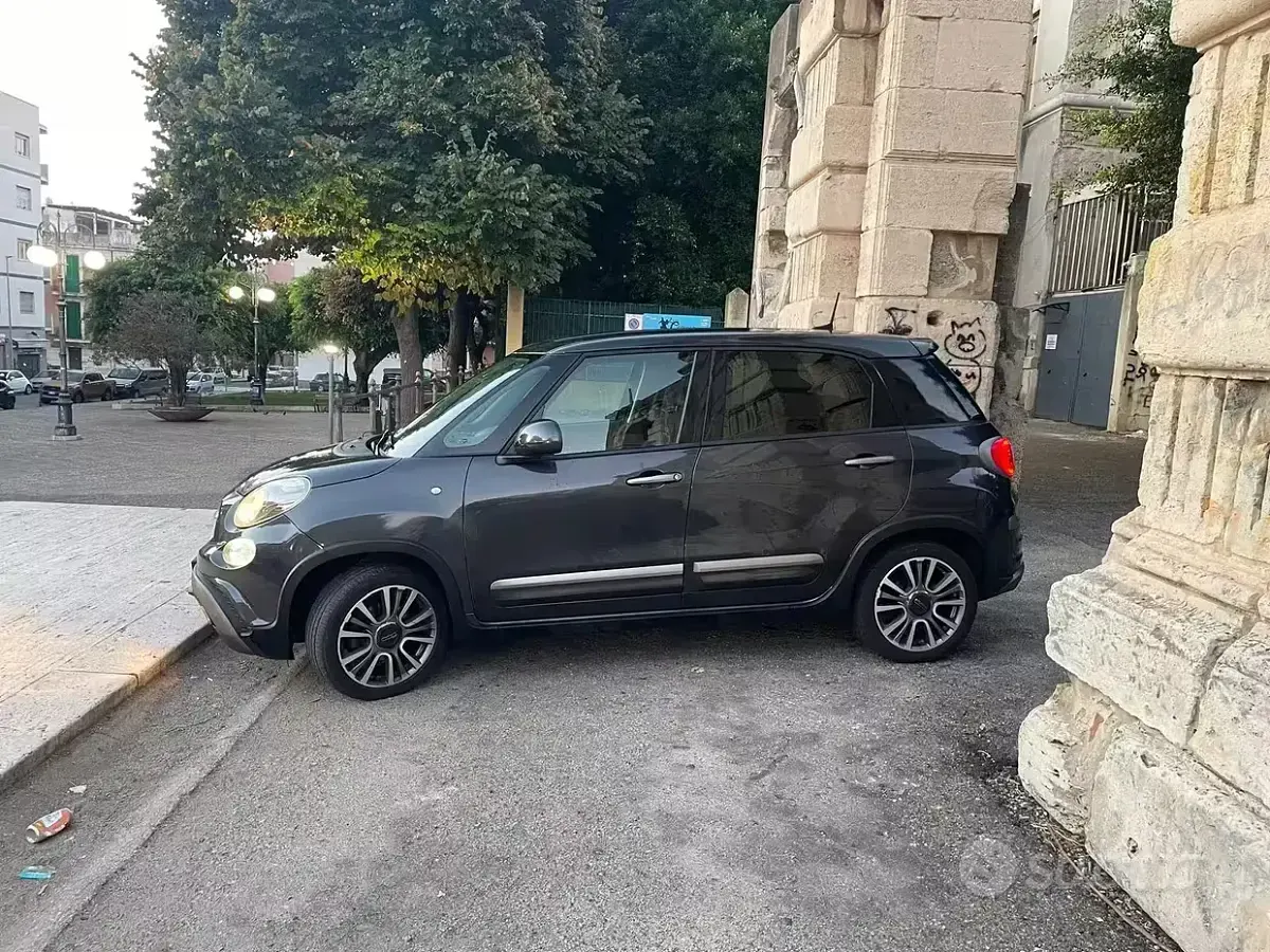 Usata Fiat 500L Cross 95 CV (69 kW) 2018 Grigio Monovolume