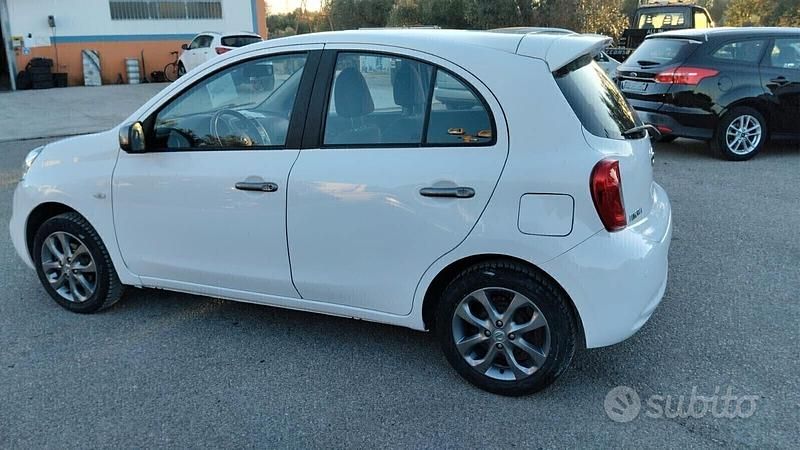 Usata Nissan Micra Acenta 80 CV (58 kW) 2014 Bianco Utilitaria