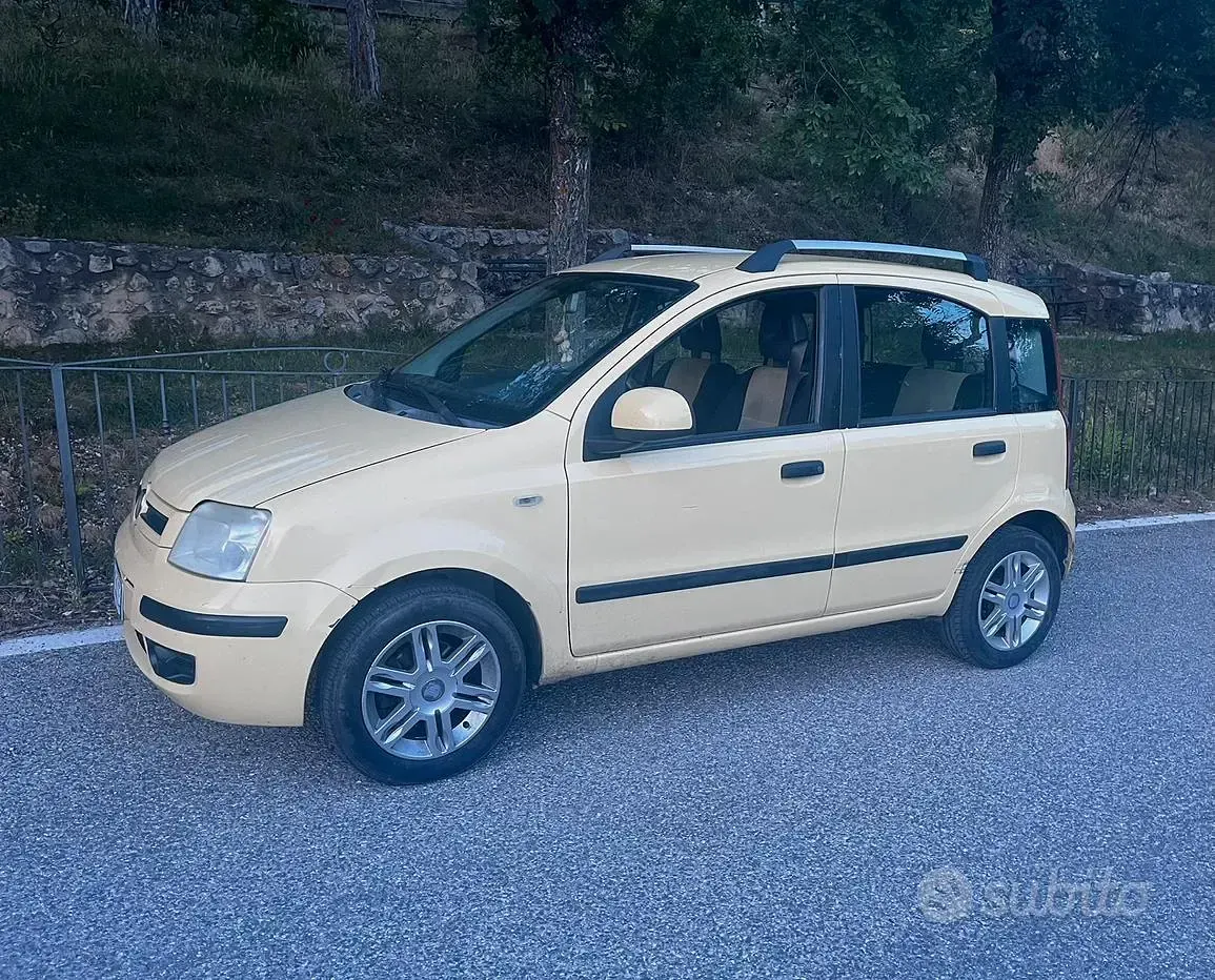 Usata Fiat Panda 60 CV (44 kW) 2009 Giallo Utilitaria
