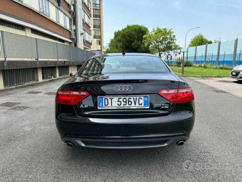Usata Audi A5 S-Line 239 CV (175 kW) 2009 Nero Coupé
