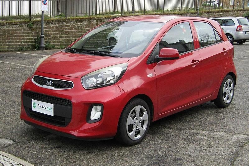Usata Kia Picanto Active 67 CV (49 kW) 2016 Rosso Utilitaria