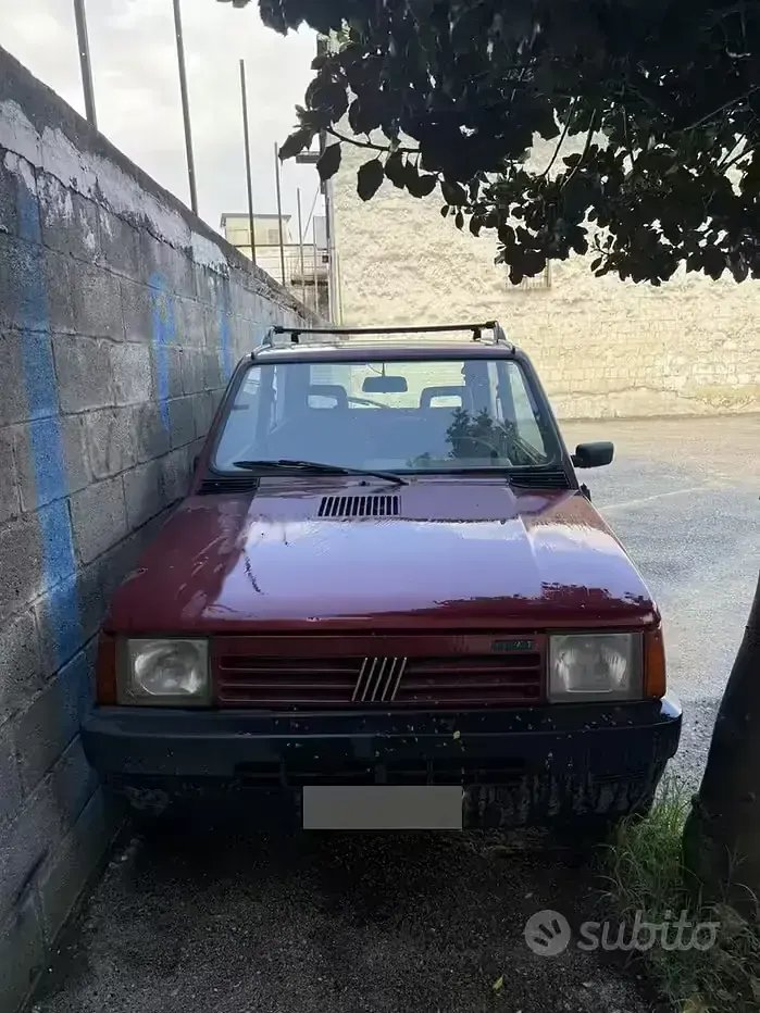 Usata Fiat Panda 4x4 Club 54 CV (39 kW) 1997 Rosso Utilitaria