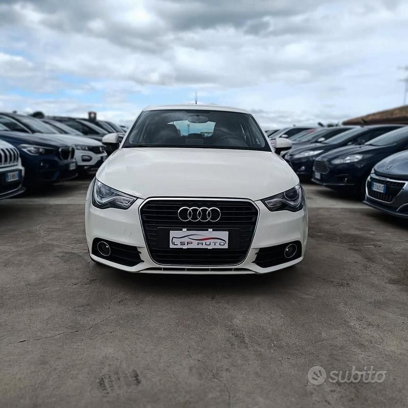 Usata Audi A1 90 CV (66 kW) 2013 Bianco Utilitaria
