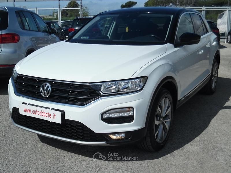 Usata VW T-Roc 150 CV (110 kW) 2018 Bianco SUV