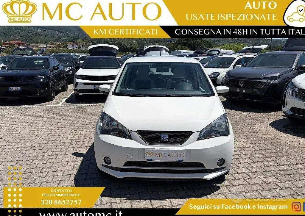Usata Seat Mii Chic 68 CV (50 kW) 2014 Bianco Utilitaria