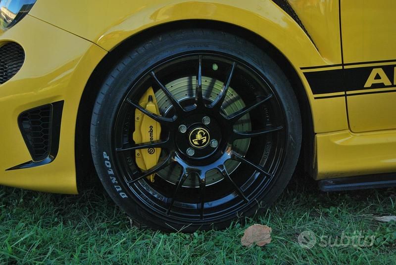 Usata Abarth 595 Turismo 165 CV (121 kW) 2018 Giallo Utilitaria