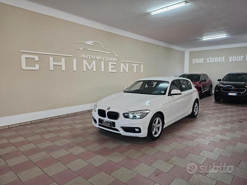 Usata BMW 116 Efficient Dynamics 116 CV (85 kW) 2015 Bianco Utilitaria