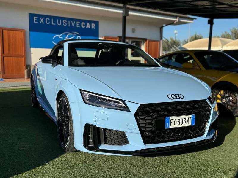 Usata Audi TT Roadster Competition 245 CV (180 kW) 2019 Blu/azzurro Cabrio