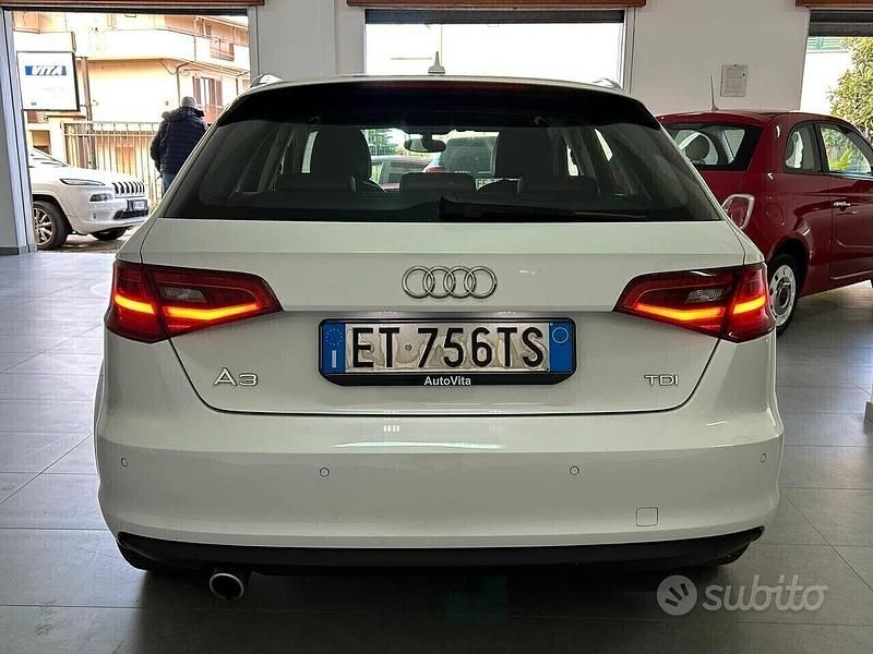 Usata Audi A3 Ambiente 105 CV (77 kW) 2014 Bianco Berlina