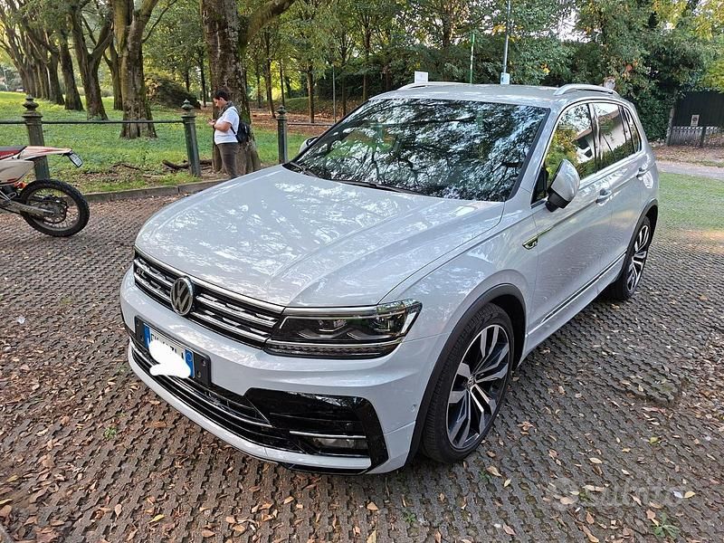 Usata VW Tiguan R-line 240 CV (176 kW) 2019 Bianco SUV