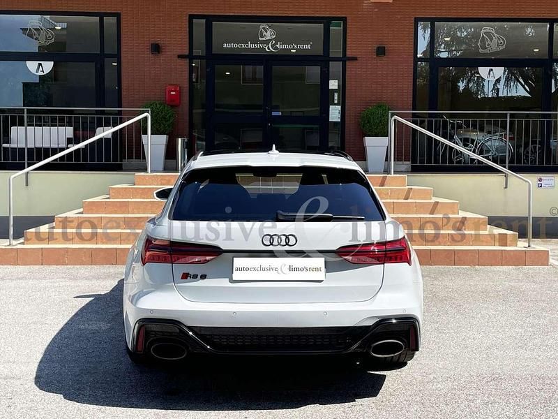 Usata Audi RS6 Ambiente 600 CV (441 kW) 2021 Bianco Station wagon