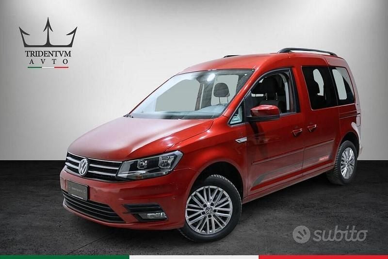 Rosso Usata 2017 VW Caddy Comfortline Monovolume | 16.672 € (Buon prezzo) - Immagine 1/4