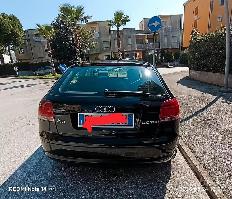 Usata Audi A3 Ambition 140 CV (102 kW) 2005 Nero Utilitaria