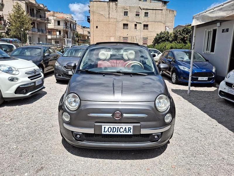 Usata Fiat 500C Lounge 95 CV (69 kW) 2010 Grigio Cabrio