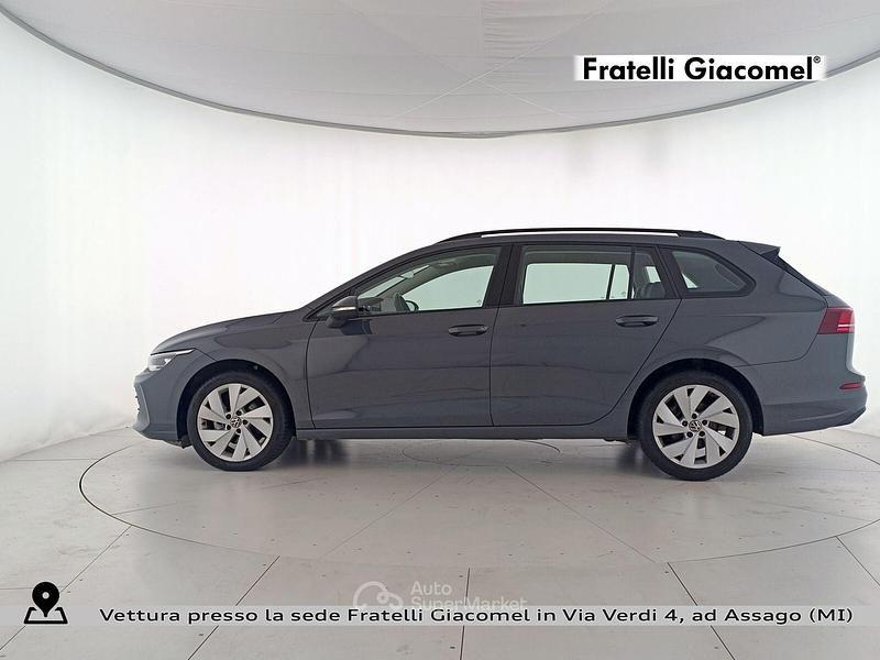 Usata VW Golf VIII Life 116 CV (85 kW) 2024 Gray Station wagon