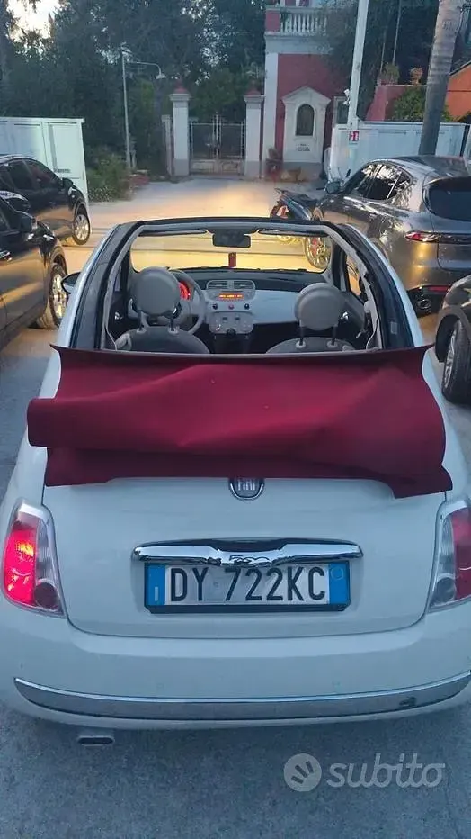 Usata Fiat 500C 95 CV (69 kW) 2010 Cabrio