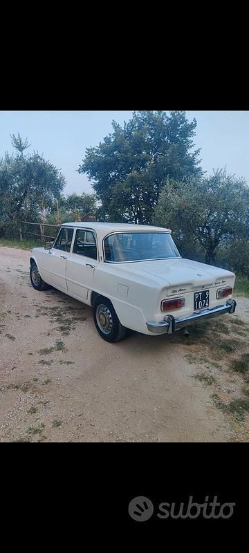 Usata Alfa Romeo Giulia Super 1970 Bianco Berlina