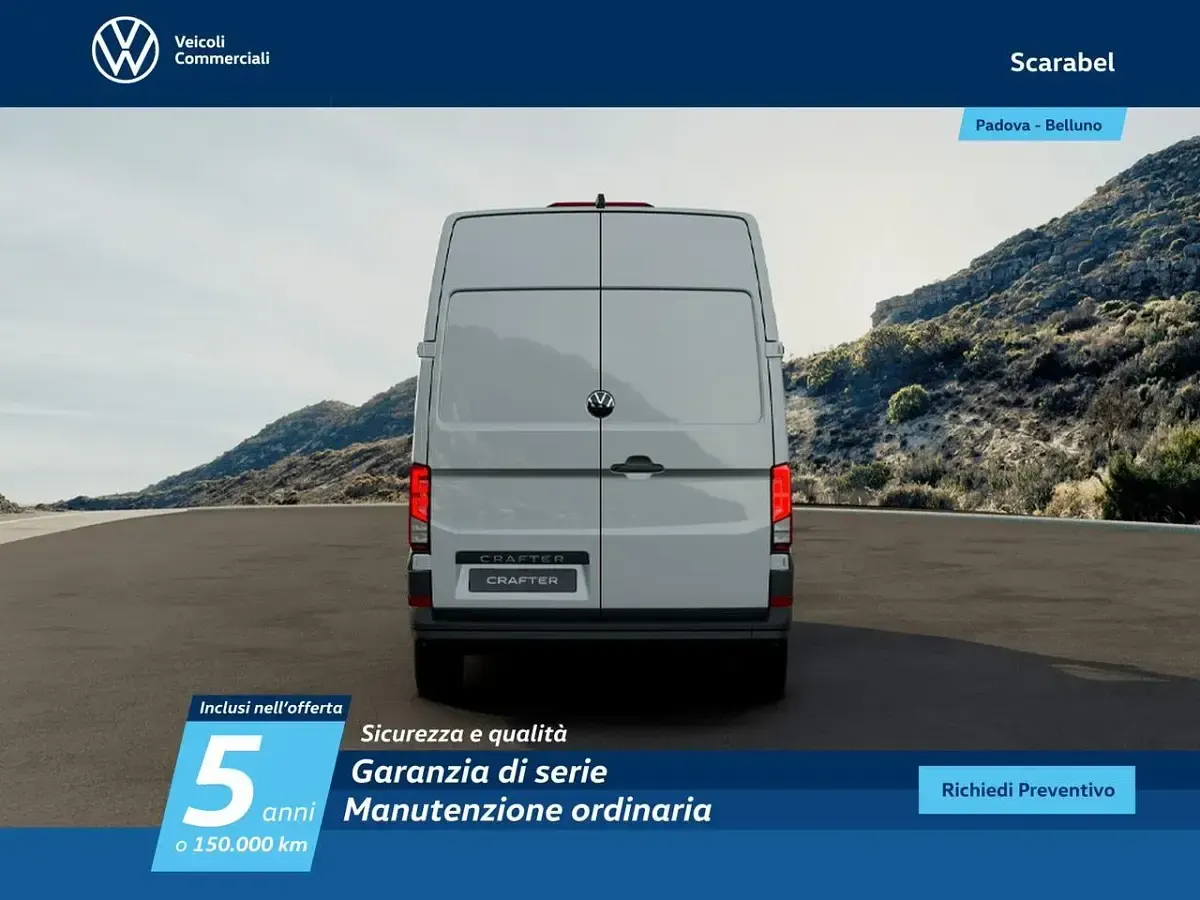Nuova VW Crafter Business 140 CV (102 kW) 2026 Bianco Furgone