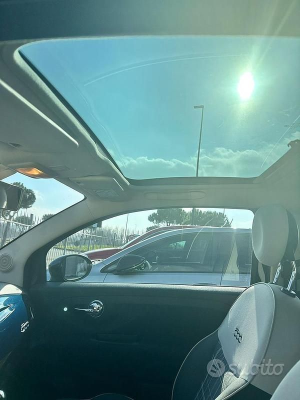 Usata Fiat 500 Lounge 69 CV (50 kW) 2018 Blu Berlina