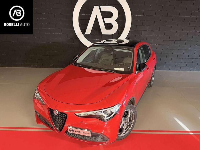 Usata Alfa Romeo Stelvio Sprint 190 CV (139 kW) 2021 Rosso SUV