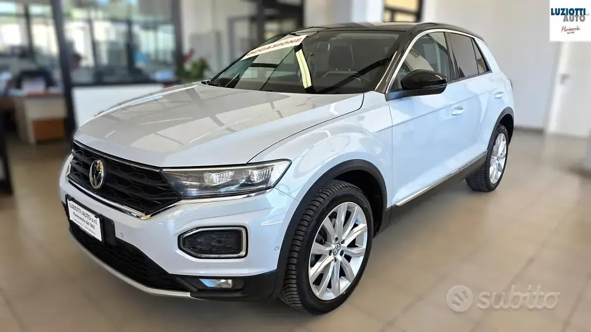 Usata VW T-Roc Advance 150 CV (110 kW) 2019 Bianco SUV