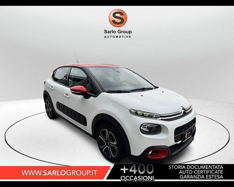 Bianco Usata 2017 Citroën C3 Shine Due volumi | 9980 € (Buon prezzo) - Immagine 1/4