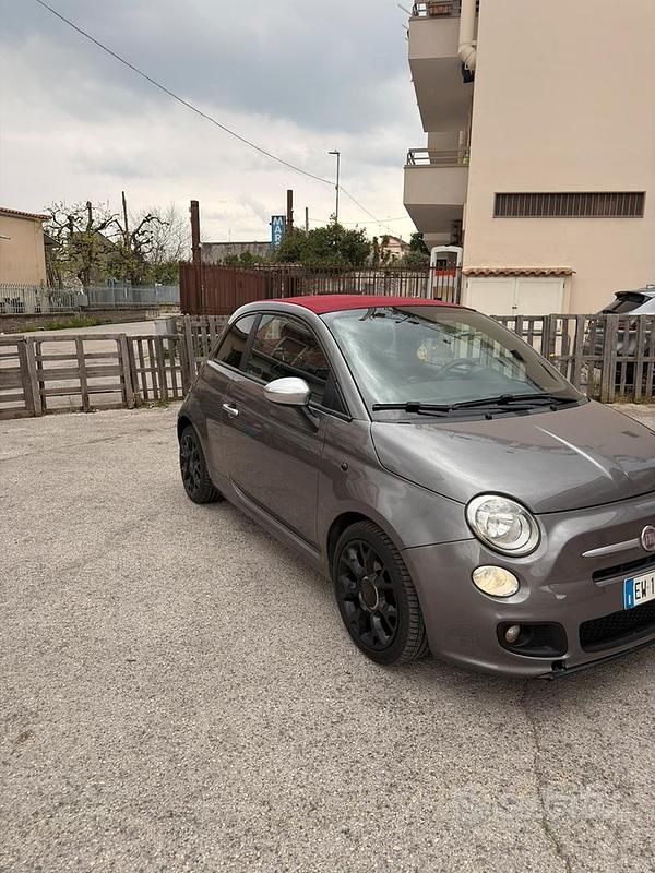 Usata Fiat 500C 85 CV (62 kW) 2014 Grigio Cabrio