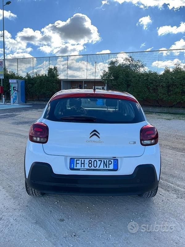 Usata Citroën C3 75 CV (55 kW) 2017 Bianco Berlina