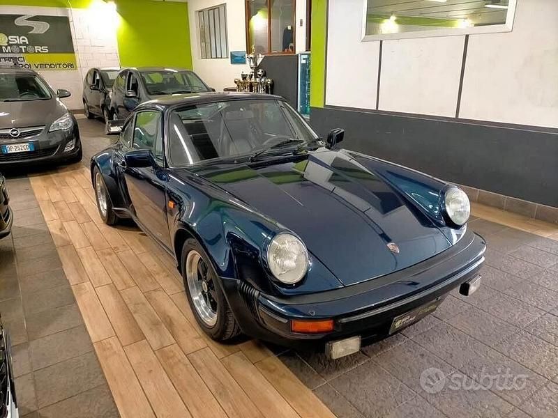 Usata Porsche 930 Turbo 300 CV (220 kW) 1981 Blu Coupé