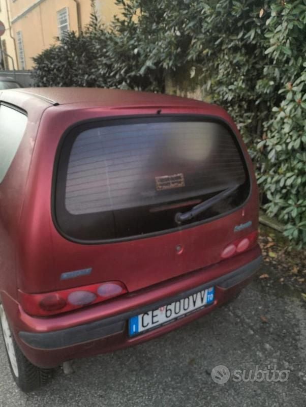 Usata Fiat 600 2002 Rosso Utilitaria