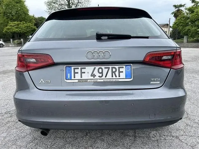 Usata Audi A3 Ambiente 110 CV (80 kW) 2016 Grigio Berlina