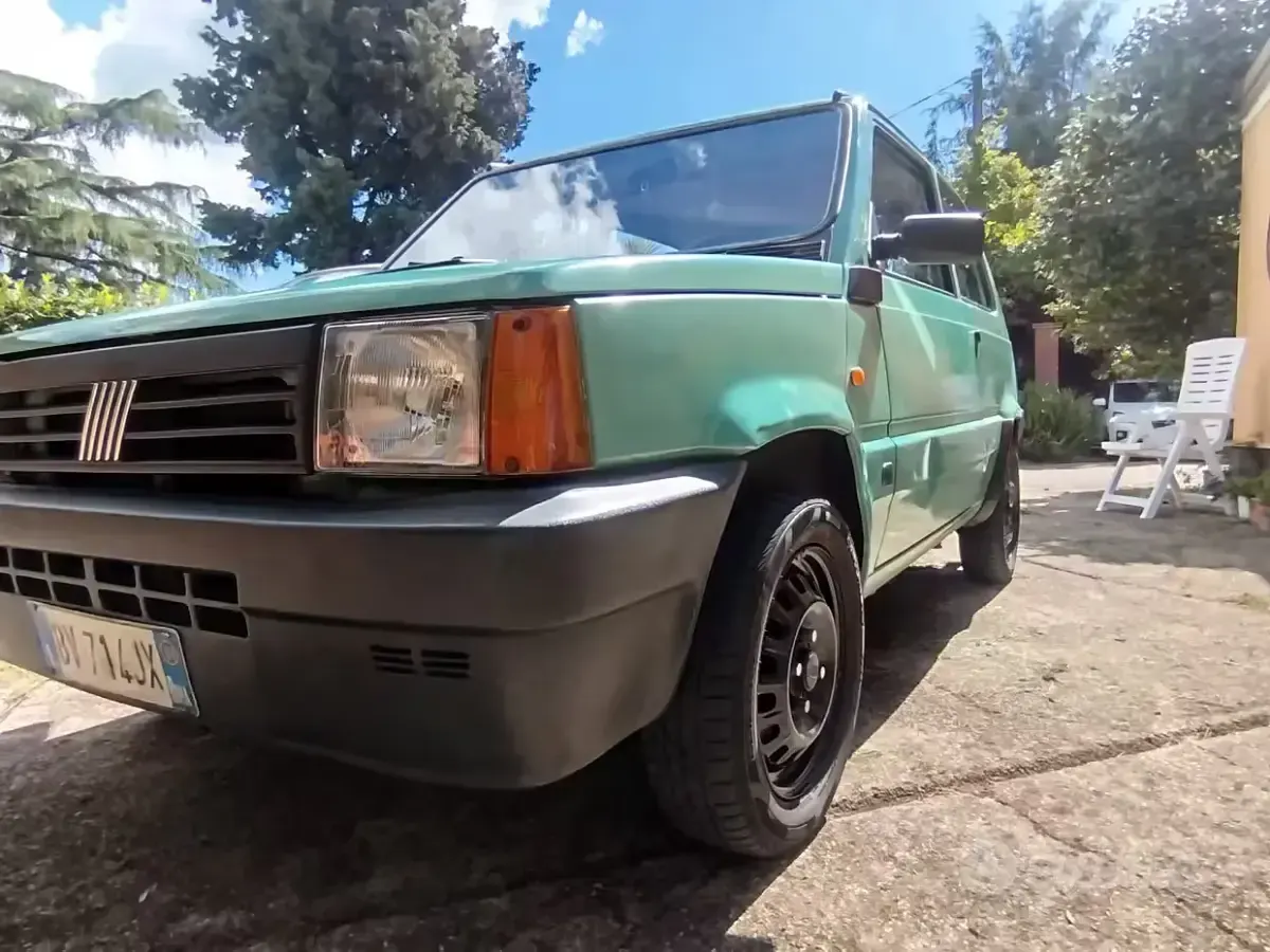 Usata Fiat Panda Young 39 CV (28 kW) 2001 Verde Utilitaria