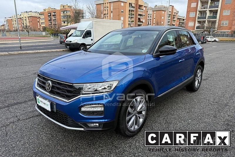 Usata VW T-Roc Style 116 CV (85 kW) 2018 Blu SUV
