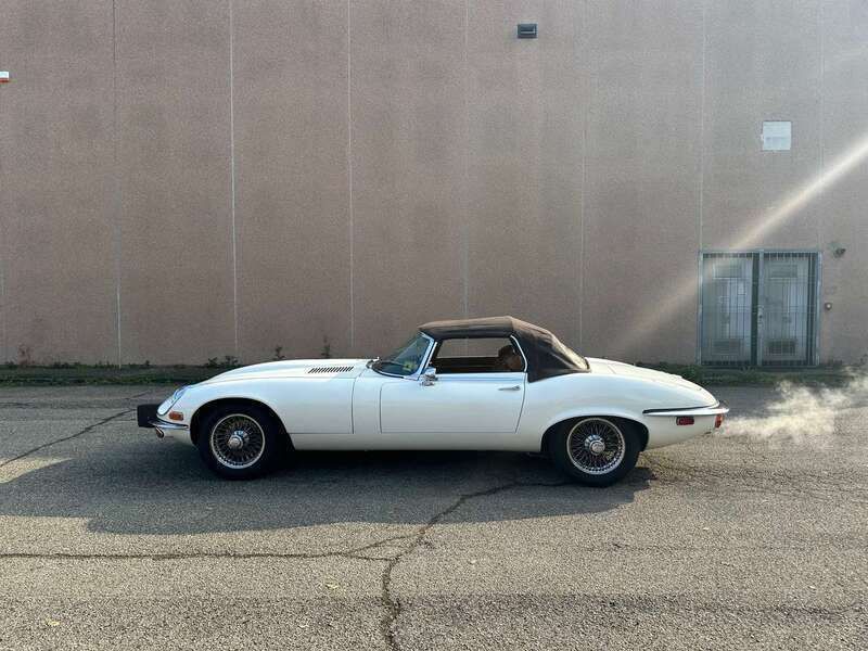 Usata Jaguar E-Type 272 CV (200 kW) 1973 Bianco Cabrio