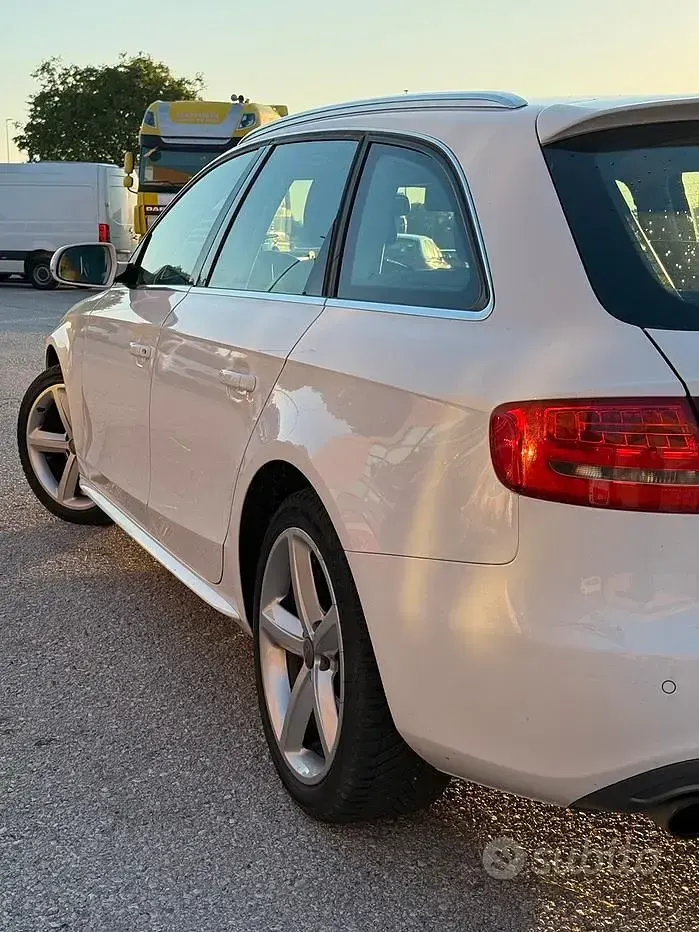 Usata Audi A4 S-Line 170 CV (125 kW) 2009 Bianco Station wagon