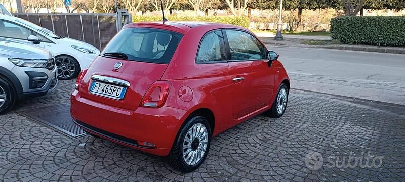 Usata Fiat 500 69 CV (50 kW) 2019 Rosso Berlina