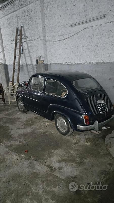 Usata Fiat 600 1960 Blu Utilitaria
