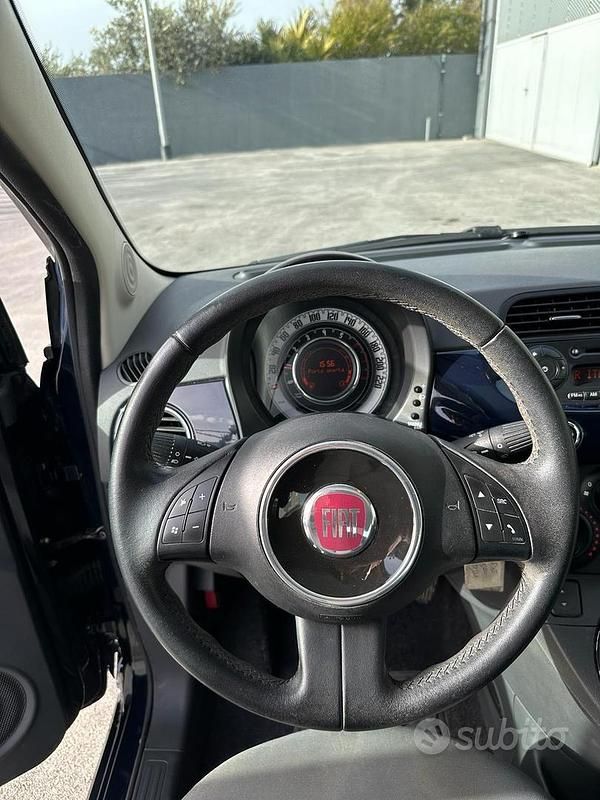Usata Fiat 500 85 CV (62 kW) 2010 Blu Berlina