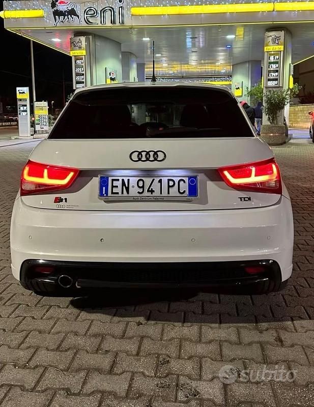 Usata Audi A1 S-line plus 2012 Bianco Berlina