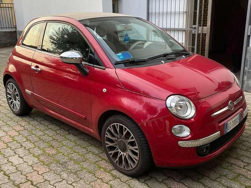 Usata Fiat 500C Lounge 69 CV (50 kW) 2011 Rosso Cabrio