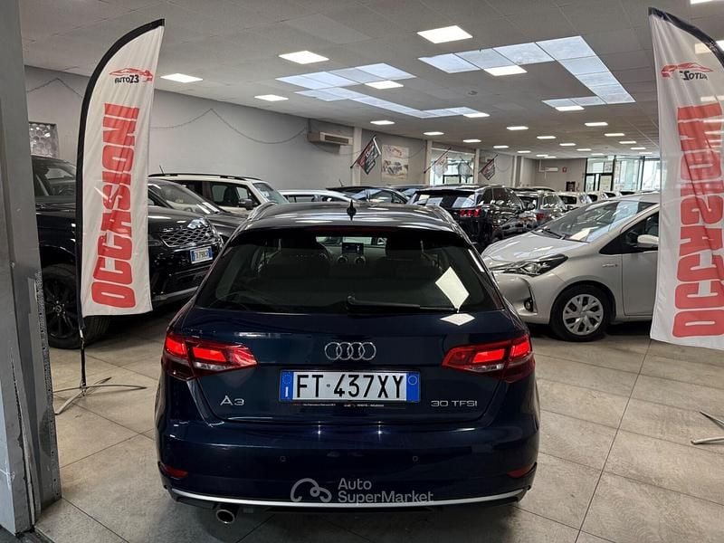 Usata Audi A3 Sport 116 CV (85 kW) 2019 Blu Berlina