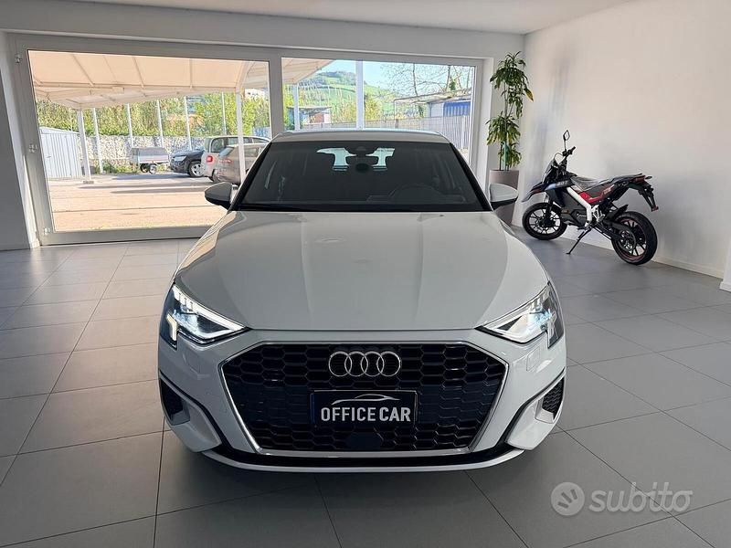 Usata Audi A3 Advanced 131 CV (96 kW) 2021 Bianco Berlina